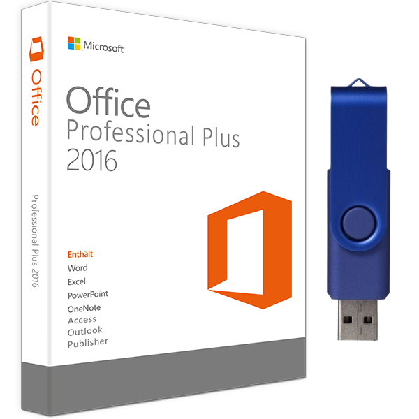 OFFICE 2016 PROFESSIONAL PLUS USB-STICK