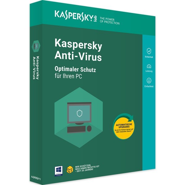 KASPERSKY ANTIVIRUS 2020- 1 GETRÄT - 1 JAHR